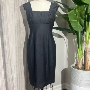 Calvin Klein charcoal gray dress Size 4 knee length